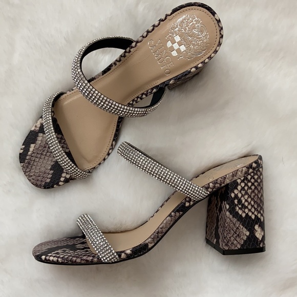 New Vince Camuto Magaly Block Heel Sandals - Picture 7 of 10